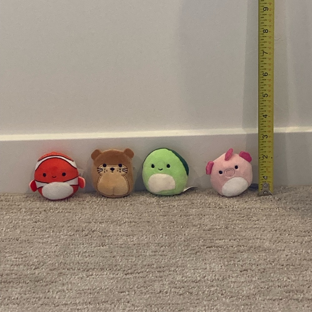 Small Pet Plush Toy Set - Multicolor